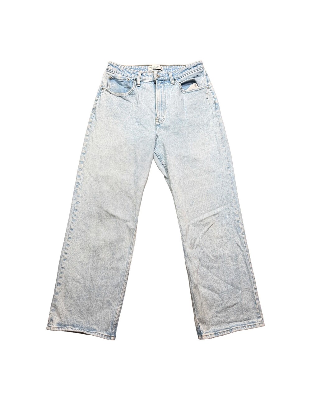 Abercrombie Fitch 90s Relaxed Jeans Women 10 Short 30 Curve Love High Rise Light